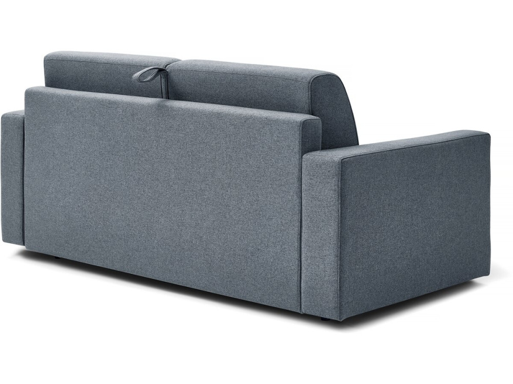 Sofá cama convertible express "Diana" de tela - Cama de 120 cm - 2 plazas - Gris