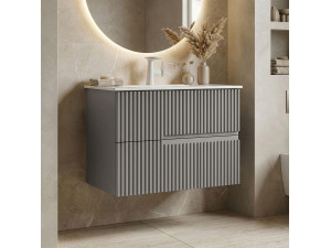 Mueble para lavabo «Moonlight 70 v2» - 71 x 51 x 51 cm - Matte Mink 2