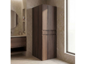 Mueble para lavadora «Neve 70» - 70 x 73 x 193 cm - Nogal oscuro 2