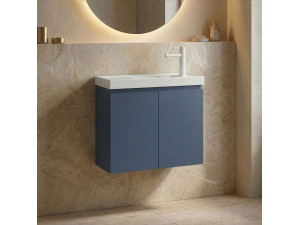 Mueble para lavabo «Ferla 60» - 60 x 22 x 50 cm - Azul petróleo 2