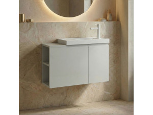 Mueble para lavabo «Ferla 80» - 80 x 22 x 45 cm - Mate Cashmere 2