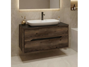 Mueble de lavabo «Galia 100 v2» -  cm - Nogal oscuro 2