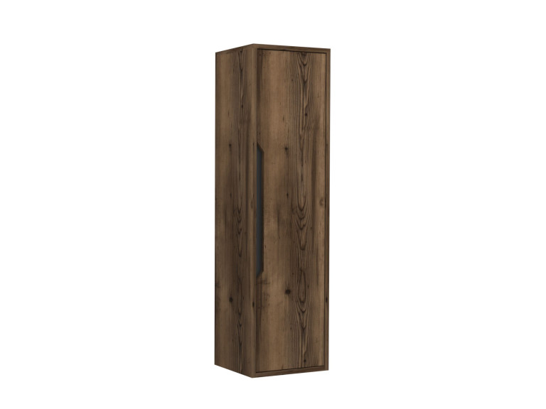 Armario de baño «Galia 40» - 40 x 30 x 138 cm - Nogal oscuro
