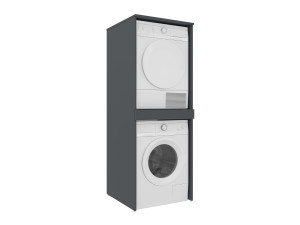 Mueble para lavadora «Linfa 70» - 70 x 73 x 193 cm - Antracita mate