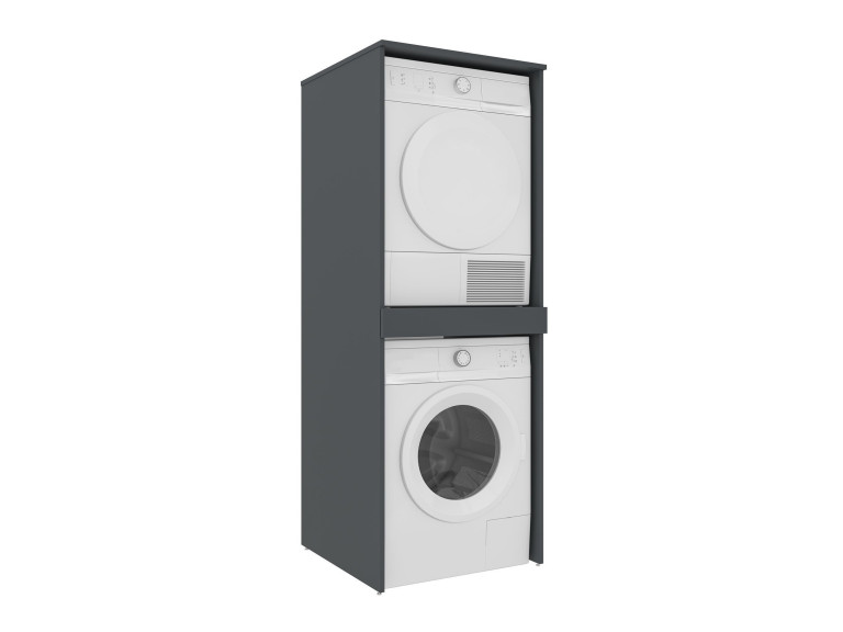 Mueble para lavadora «Linfa 70» - 70 x 73 x 193 cm - Antracita mate