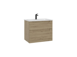 Mueble para lavabo «Messina 65 v2» - 65 x 45 x 55 cm - Roble