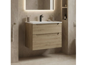 Mueble para lavabo «Messina 65 v2» - 65 x 45 x 55 cm - Roble 2