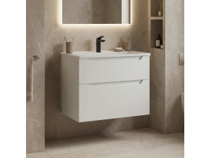 Mueble para lavabo «Messina 65 v2» - 65 x 45 x 55 cm - Blanco mate 2
