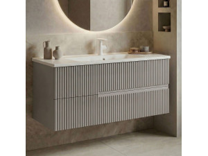 Mueble para lavabo «Moonlight 120» - 121 x 51 x 51 cm - Matte Mink 2