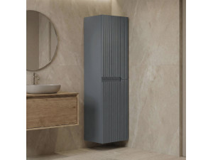 Armario de baño «Moonlight 40» - 40 x 27 x 138 cm - Gris mate 2