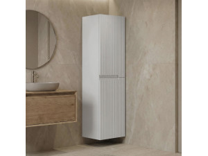 Armario de baño «Moonlight 40» - 40 x 27 x 138 cm - Blanco mate 2