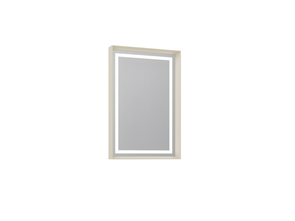 Espejo decorativo de madera «Craft 60 x 90 v2» - 60 x 10 x 90 cm - Matte Mink