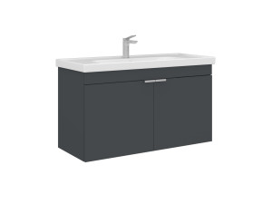 Mueble para lavabo «Desna 100» - 100 x 45 x 58 cm - Antracita mate
