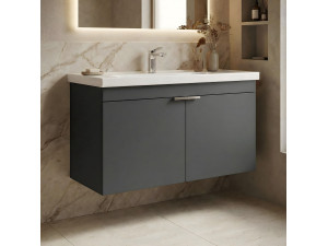Mueble para lavabo «Desna 100» - 100 x 45 x 58 cm - Antracita mate 2