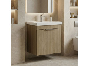 Mueble para lavabo «Desna 50» - 50 x 38 x 58 cm - Roble Sonomo 2