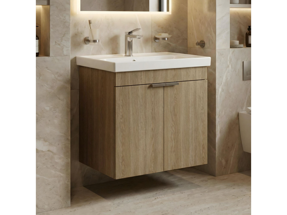 Mueble para lavabo «Desna 60» - 60 x 45 x 58 cm - Roble Sonomo