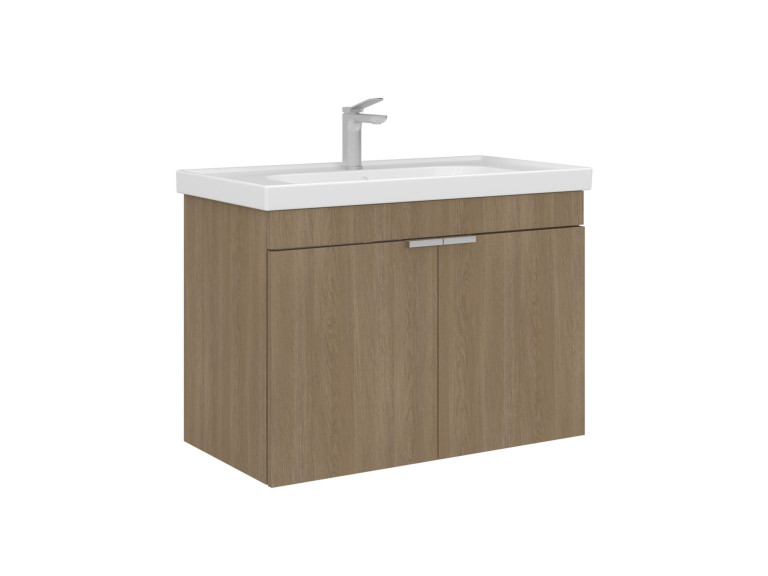 Mueble para lavabo «Desna 80» - 80 x 45 x 58 cm - Roble Sonomo