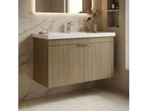 Mueble para lavabo «Desna 80» - 80 x 45 x 58 cm - Roble Sonomo 2