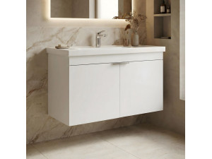 Mueble para lavabo «Desna 80» - 80 x 45 x 58 cm - Blanco mate 2