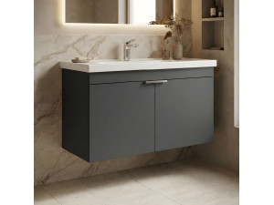 Mueble para lavabo «Desna 90» - 90 x 45 x 58 cm - Antracita mate 2