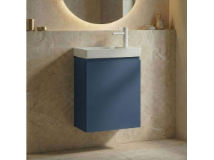 Mueble para lavabo «Ferla 40» - 40 x 22 x 50 cm - Azul petróleo 2