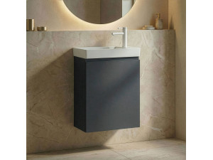 Mueble para lavabo «Ferla 40» - 40 x 22 x 50 cm - Antracita mate 2