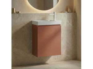 Mueble para lavabo «Ferla 40» - 40 x 22 x 50 cm - Canela mate 2