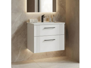 Mueble para lavabo «Bari 65 v2» - 65 x 45 x 55 cm - Blanco mate 2