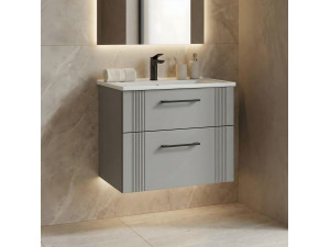 Mueble para lavabo «Bari 65 v2» - 65 x 45 x 55 cm - Mate Cashmere 2