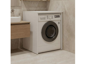 Mueble para lavadora «Bosco 70» -  cm - Blanco mate 2