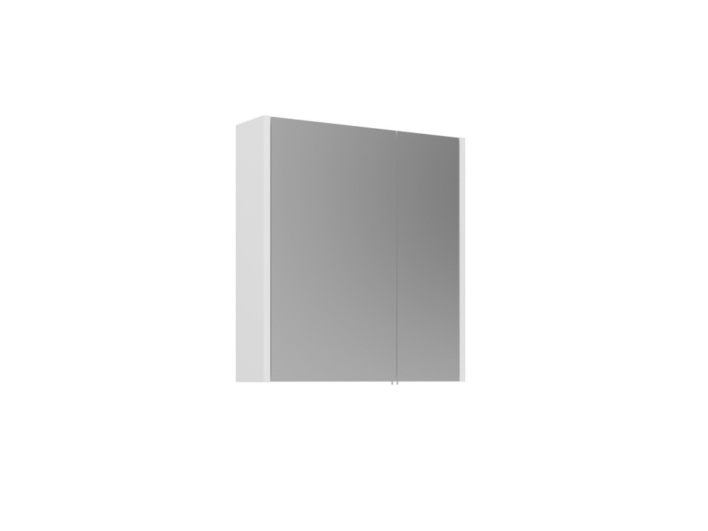 Mueble de baño con espejo «Arno 60» - 60 x 16 x 66 cm - Blanco