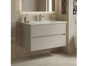 Mueble para lavabo «Arno 85» - 85 x 45 x 52 cm - Cashmere 2
