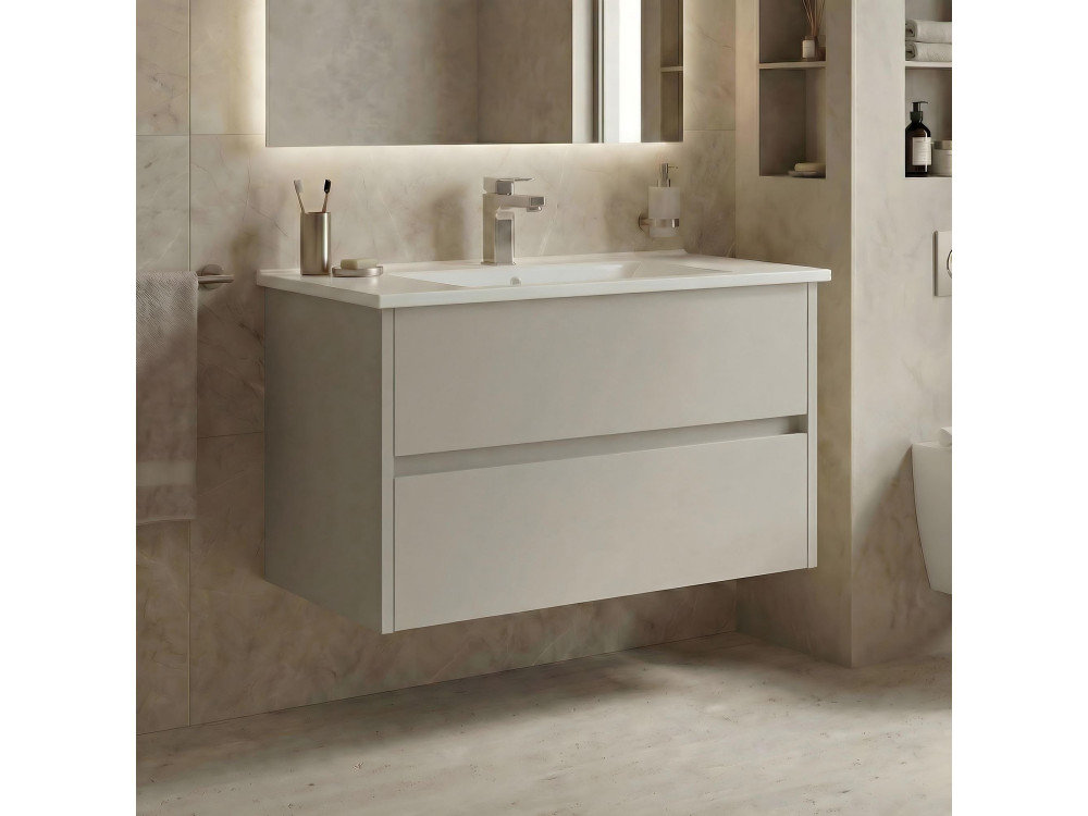 Mueble para lavabo «Arno 85» - 85 x 45 x 52 cm - Cashmere