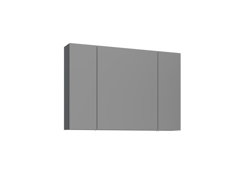 Mueble de baño con espejo «Bari 100» - 97 x 16 x 66 cm - Antracita mate