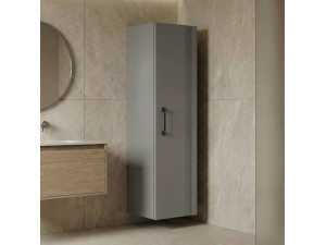 Armario de baño «Bari 40» - 40 x 32 x 138 cm - Cachemira mate 2