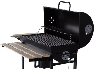 Barbacoa a carbón "King" - 95 x 63 x 105 cm - Negro 2