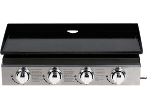 Plancha "Presto 4" - 4 quemadores -  9.7kW - Gris 2