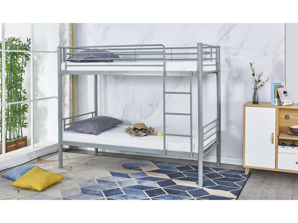 Litera «Adam» -  90 x 190 cm - Metal - Gris
