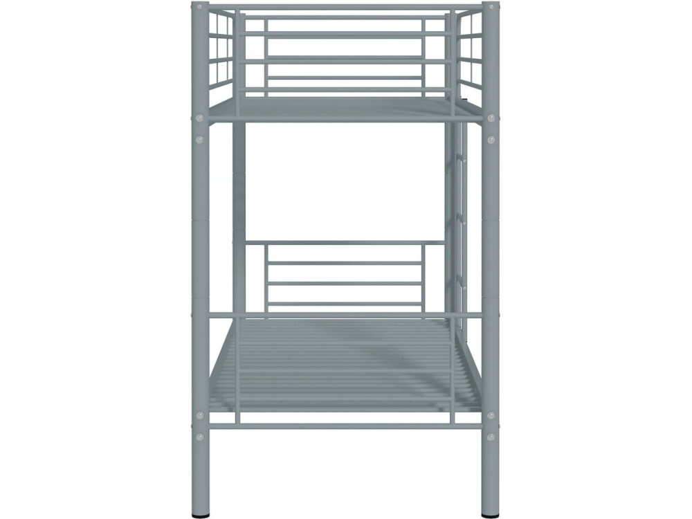 Litera «Adam» -  90 x 190 cm - Metal - Gris