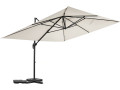 Parasol de jardín voladizo de aluminio "Sky 4" - 3 x 4 m - Gris - Crudo