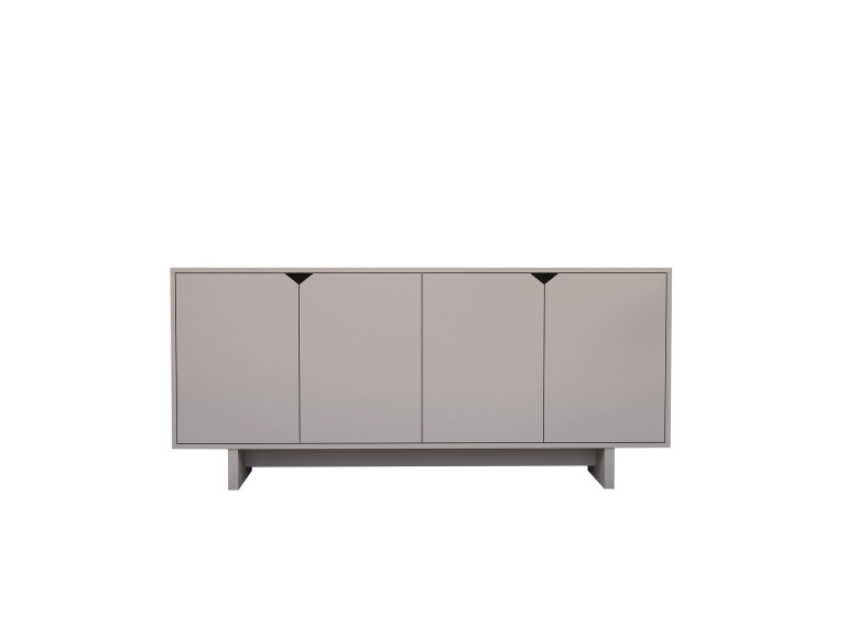 Aparador de madera "Oz" - 180 x 40 x 81 cm - Beige