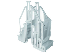 Escalera doble para piscina