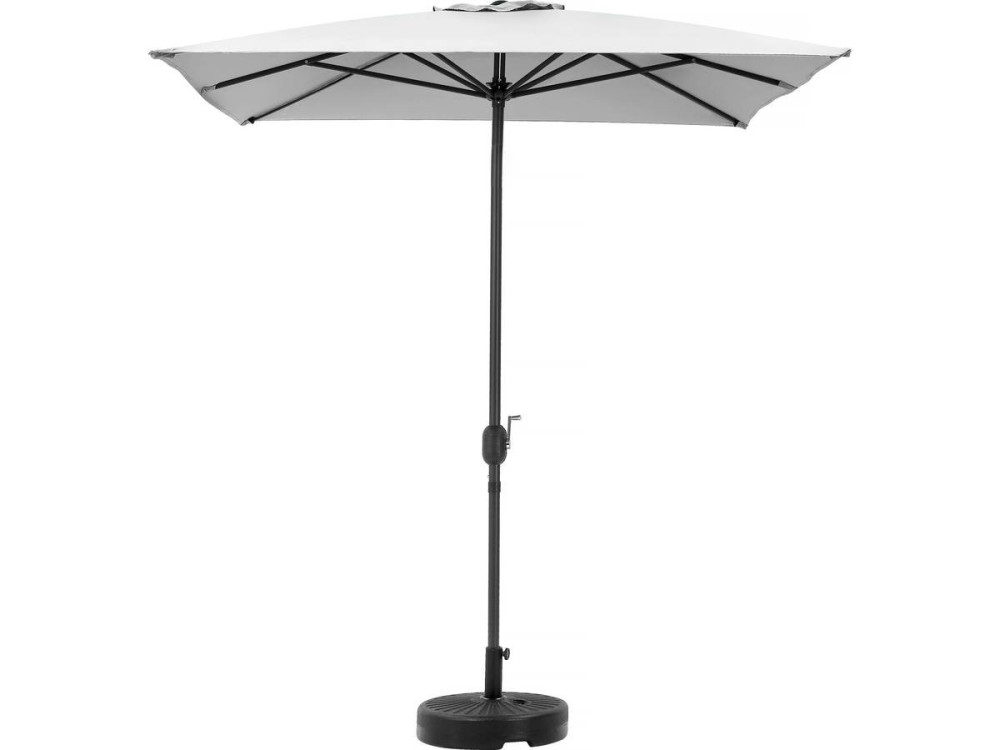 Sombrilla de jardín "Sol 2" - Rectángulo - 2 x 3 m - Gris