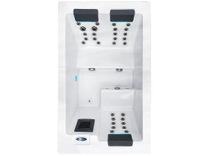 Spa "Serene 3" - 2 sentados + 1 reclinado - 2,10 x 1,30 x 0,81 m 2