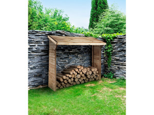 Refugio de troncos - 1,05 m² - 2,10 x 0,50 x 1,8 m - 2 Stères 2