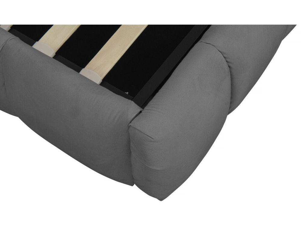 Cama "Annie" con arcón 180 x 200 cm - Gris