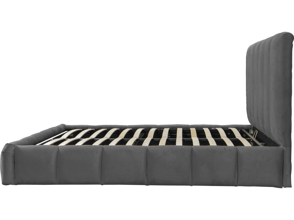 Cama "Annie" con arcón 180 x 200 cm - Gris