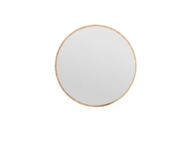 Espejo de madera "Ozze" - 60 x 60 cm - Beige