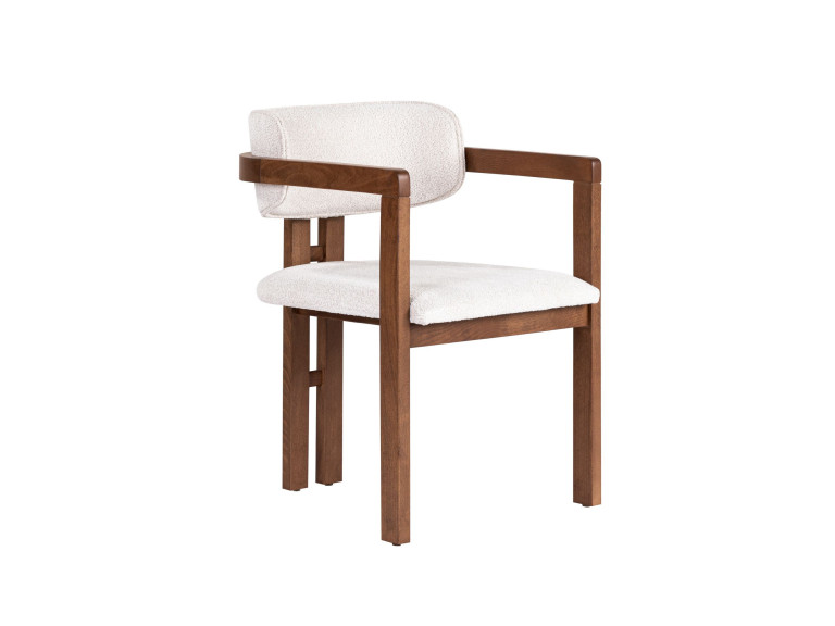 Silla de madera "Toscana" - 54 x 54 x 76 cm - Blanca