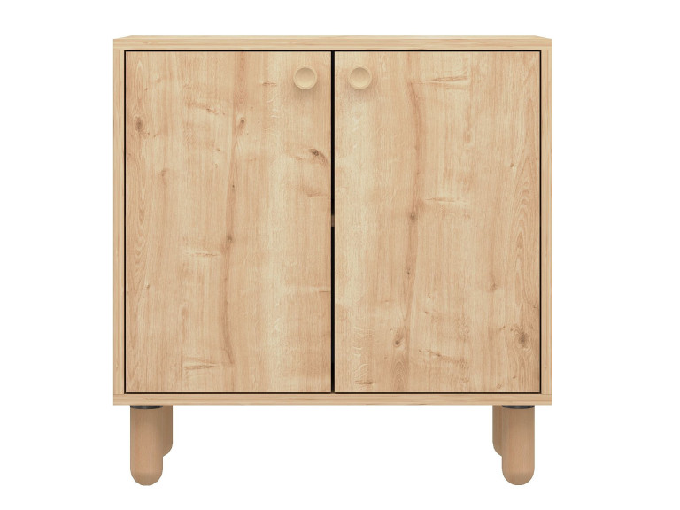 Aparador de madera "Lina" - 72 x 36 x 73 cm - Beige